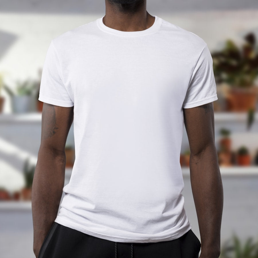 Baumwoll-Shirt Creme